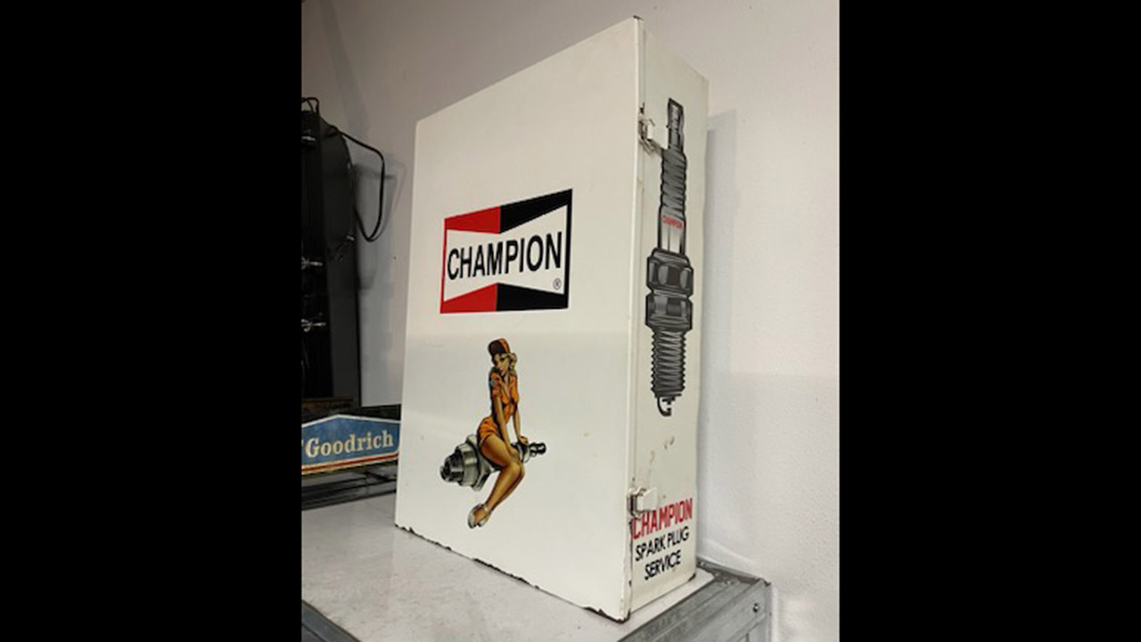 0th Image of a N/A CHAMPION SPARK PLUG VINTAGE CABINET