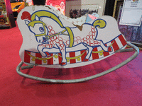 Image 1 of 3 of a 1950 KIDS ROCKING HORSE N/A