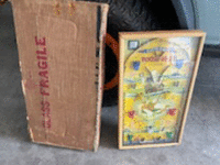 Image 2 of 2 of a N/A ANTIQUE TABLETOP PINBALL MACHINE WITH ORIGINAL BOX