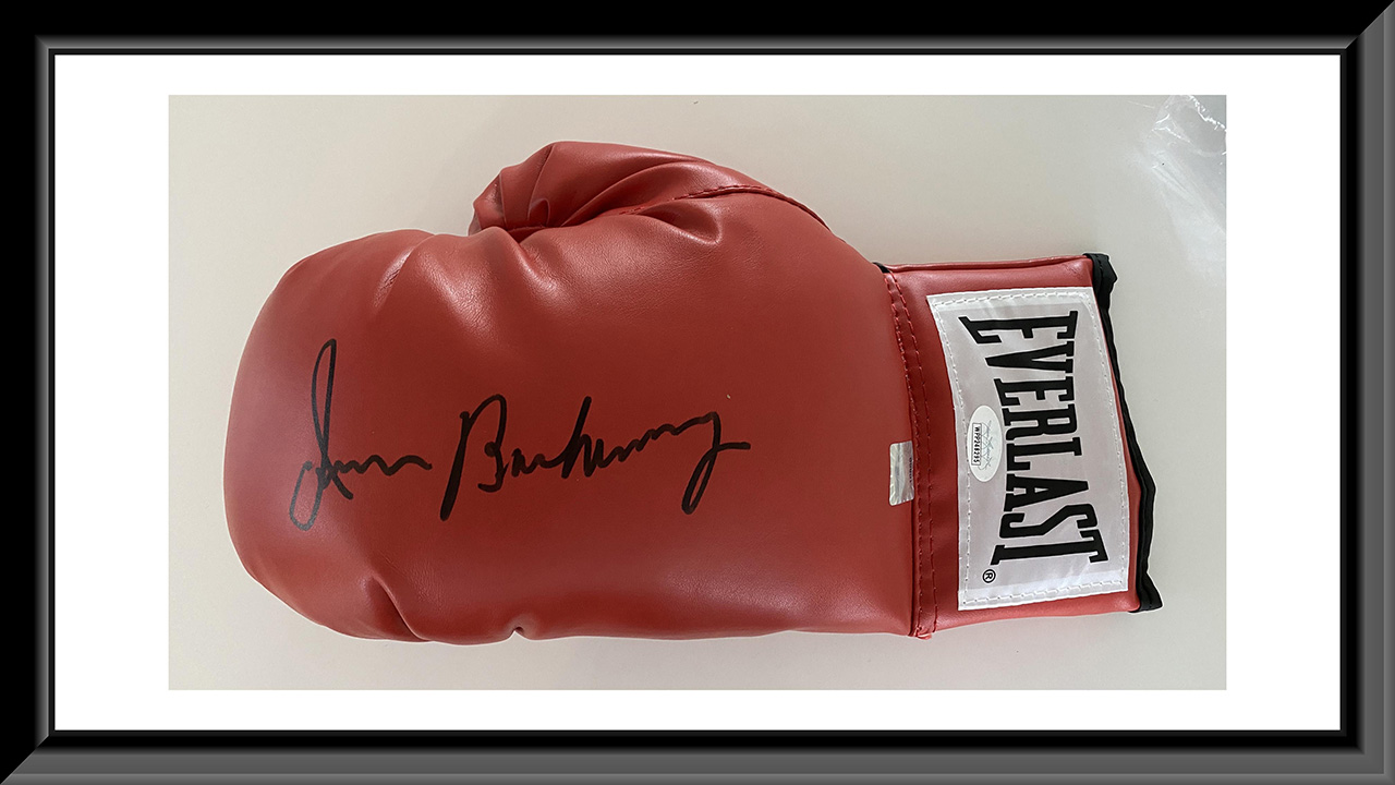 0th Image of a N/A IRAN BARKLEY SIGNED BOXING GLOVE