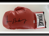 Image 1 of 1 of a N/A IRAN BARKLEY SIGNED BOXING GLOVE