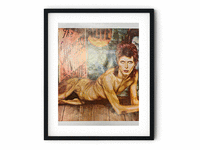 Image 1 of 1 of a N/A DAVID BOWIE DIAMOND DOGS SIGNED POSTER