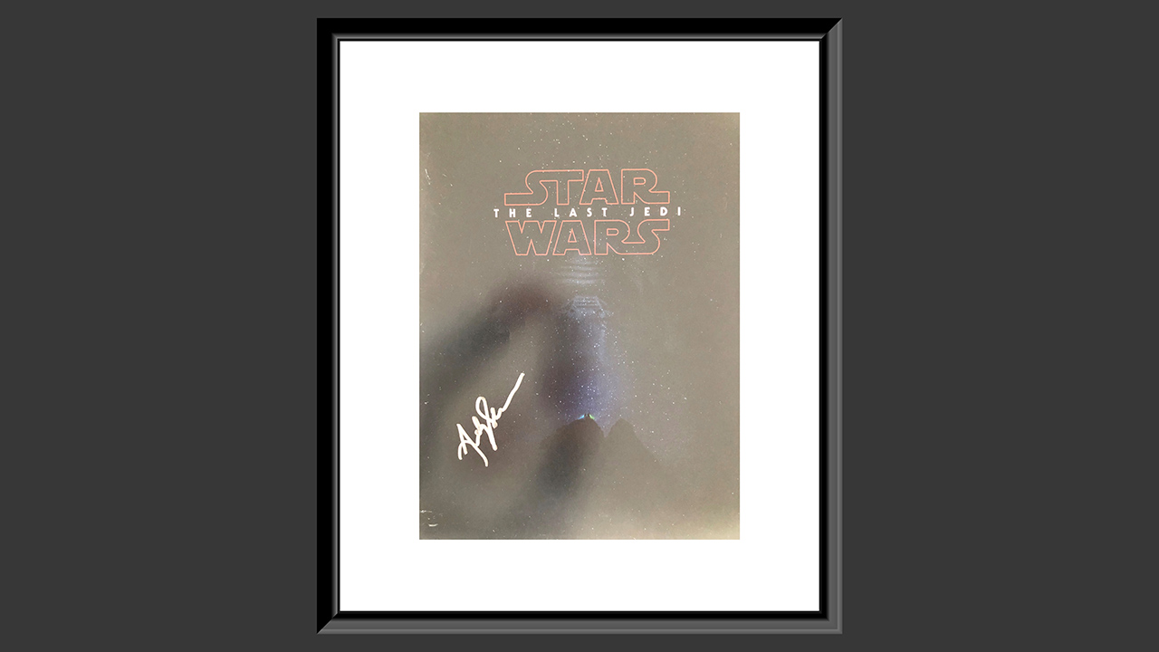 0th Image of a N/A STAR WARS: THE LAST JEDI ANDY SERKIS SIGNED MOVIE POSTER