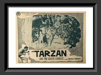 Image 1 of 1 of a N/A TARZAN AND THE GREEN GODDESS SIGNED LOBBY CARD