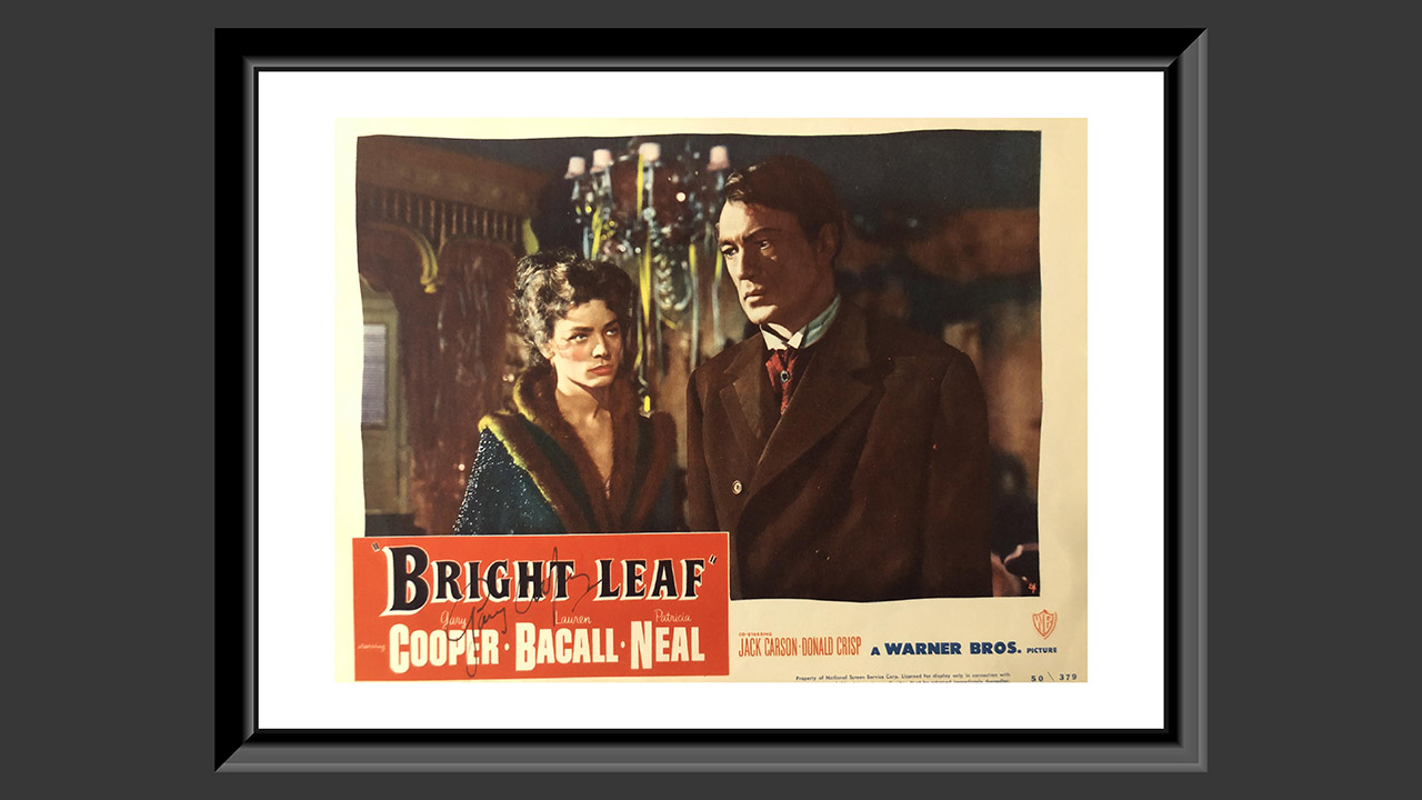 0th Image of a N/A BRIGHT LEAF GARY COOPER SIGNED LOBBY CARD