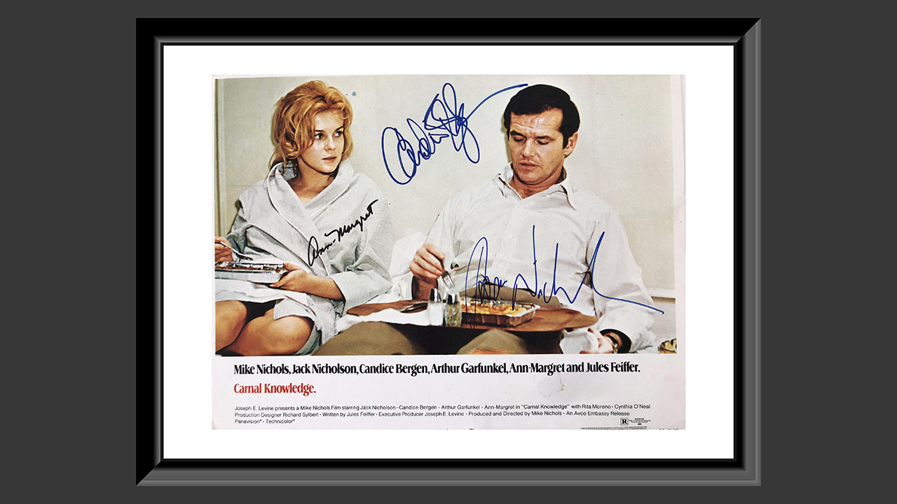 0th Image of a N/A CARNAL KNOWLEDGE SIGNED LOBBY CARD. GFA AUTHENTICATED