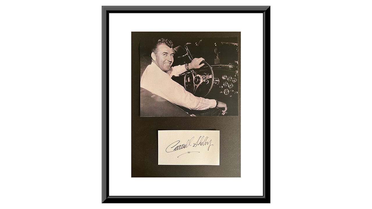 0th Image of a N/A CARROLL SHELBY ORIG CUSTOM MATTED AND FRAMED