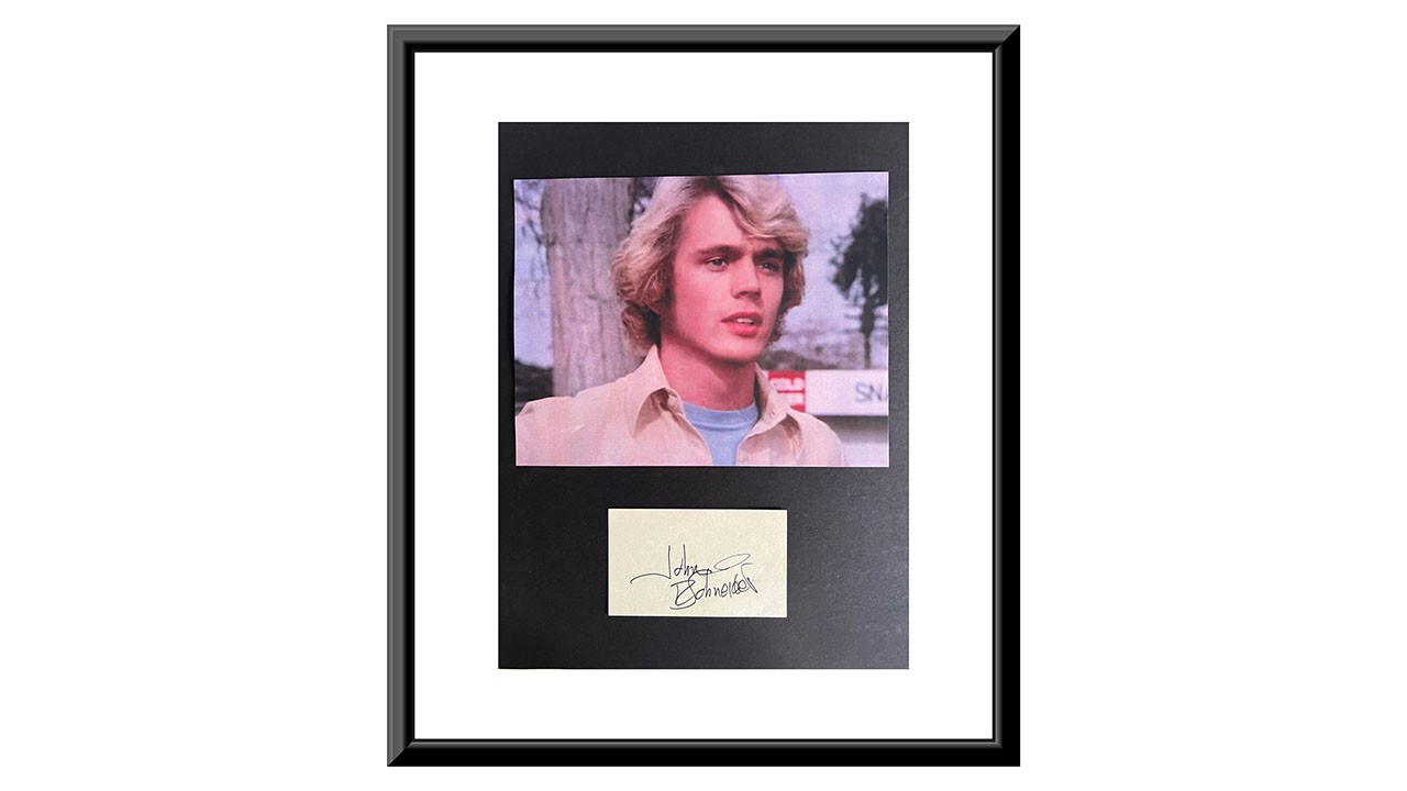 0th Image of a N/A DUKES OF HAZZARD JOHN SCHENEIDER SIGNATURE CUSTOM MATTED & FRAMED