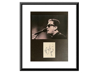 Image 1 of 1 of a N/A BILLY JOEL ORIGINAL SIGNATURE CUSTOM MATTED AND FRAMED.