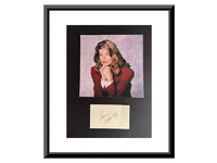 Image 1 of 1 of a N/A CHEERS KIRSTIE ALLEY ORIG SIGNATURE CUSTOM MATTED & FRAMED