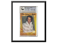 Image 1 of 1 of a N/A ELVIS PRESLEY HAIR FOLLICLE.  GLOBAL AUTHENTICS SLABBED