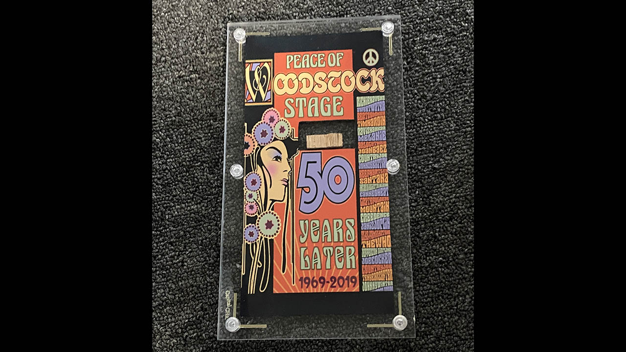 0th Image of a N/A 1969 WOODSTOCK STAGE IN COMMEMORATIVE CASE