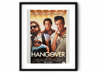 Image 1 of 1 of a N/A THE HANGOVER CAST SIGNED MINI MOVIE POSTER