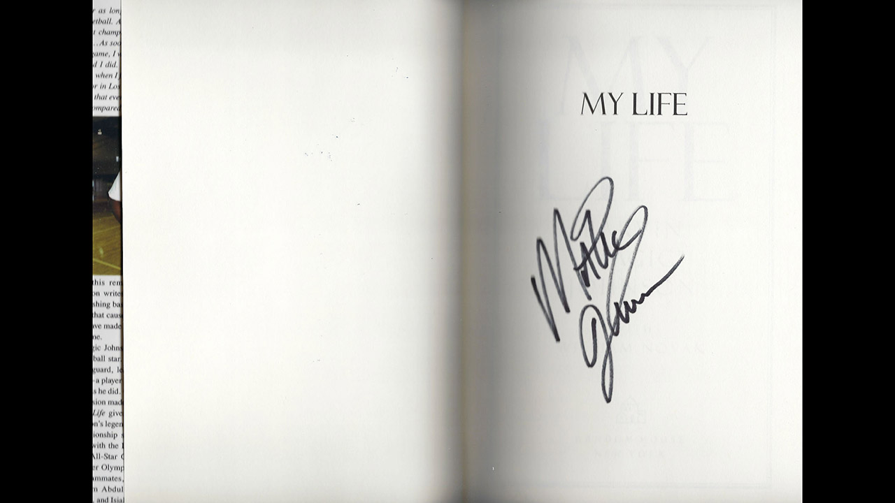 1st Image of a N/A MY LIFE MAGIC JOHNSON SIGNED
