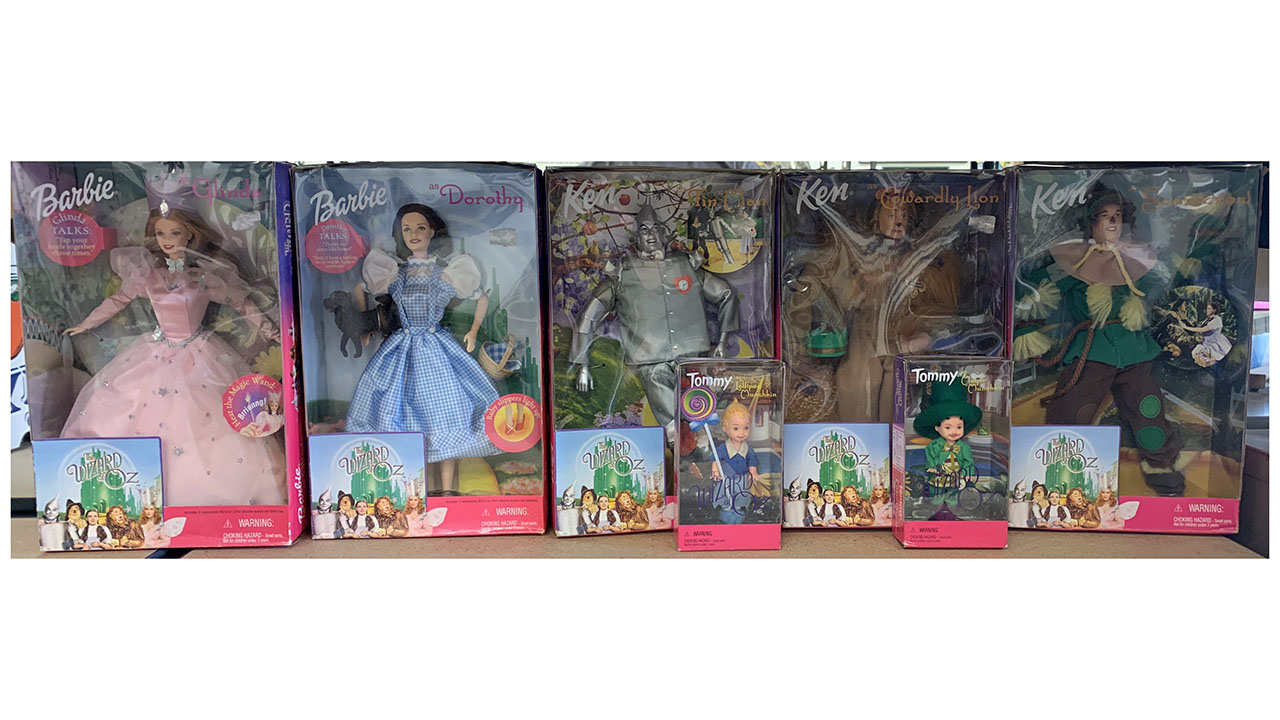0th Image of a N/A THE WIZARD OF OZ SET OF 7 VINTAGE CHARACTER DOLLS