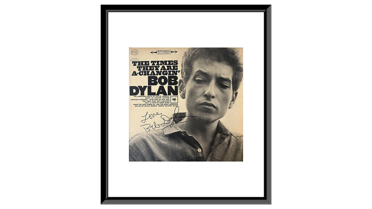 0th Image of a N/A BOB DYLAN THE TIMES THEY ARE A CHANGIN SIGNED
