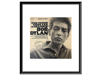 Image 1 of 1 of a N/A BOB DYLAN THE TIMES THEY ARE A CHANGIN SIGNED