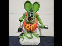Image 1 of 1 of a N/A RAT FINK STATUE N/A