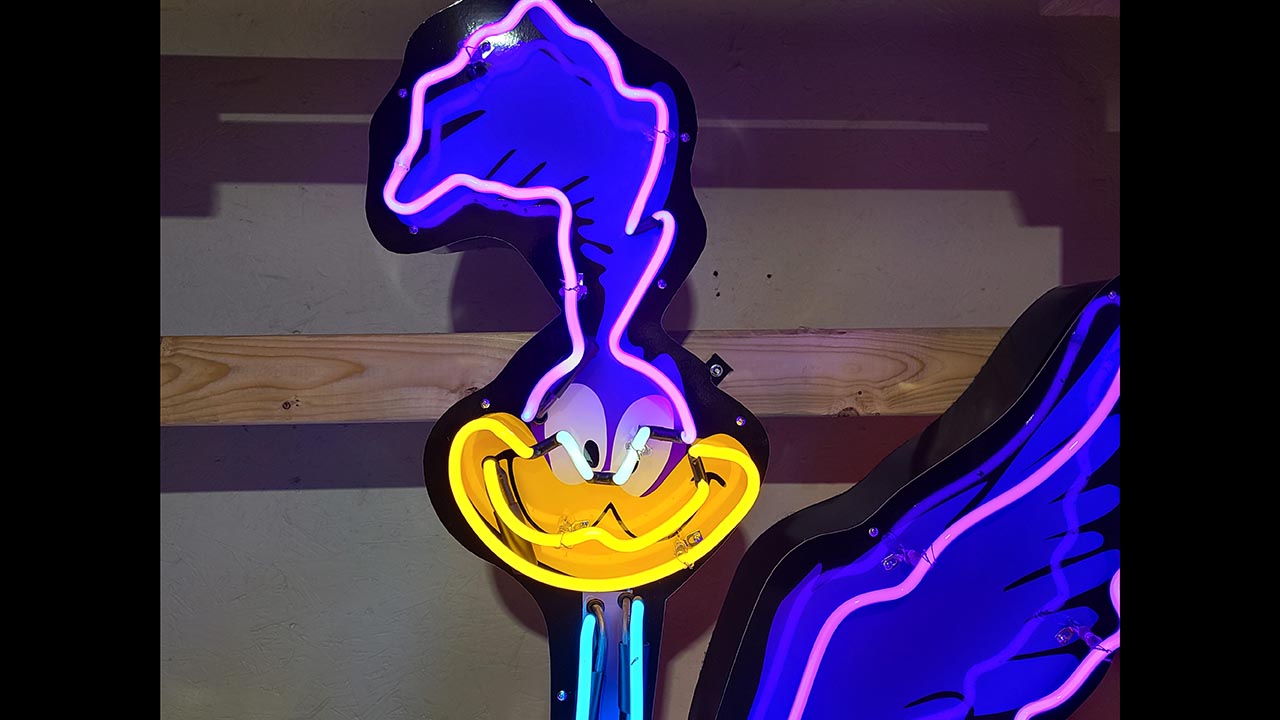 1st Image of a N/A ROAD RUNNER TIN NEON SIGN
