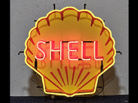 Image 1 of 1 of a N/A SHELL NEON SIGN