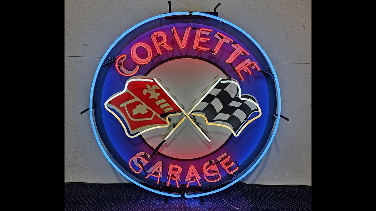 0th Image of a N/A CORVETTE GARAGE NEON SIGN