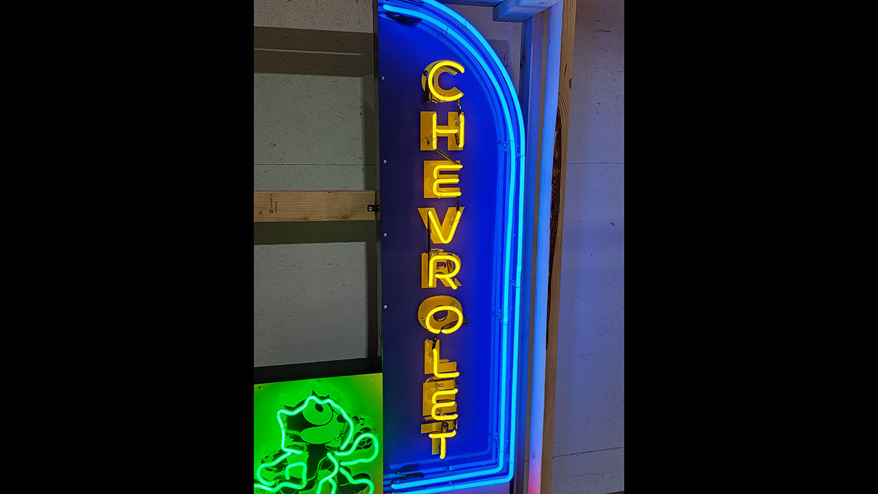 1st Image of a N/A CHEVROLET FELIX TIN ANIMATED NEON SIGN
