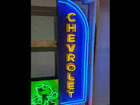 Image 2 of 5 of a N/A CHEVROLET FELIX TIN ANIMATED NEON SIGN