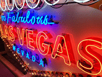 Image 9 of 10 of a N/A LAS VEGAS ANIMATED TIN NEON