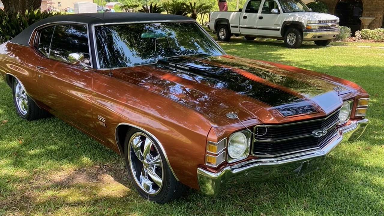 4th Image of a 1971 CHEVROLET CHEVELLE SS