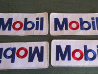 Image 1 of 1 of a N/A LOT OF 4 MOBIL PATCHES