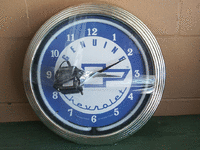 Image 1 of 1 of a N/A CHEVROLET NEON CLOCK (WORKS)