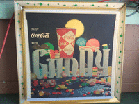 Image 1 of 1 of a N/A COCA-COLA CANDY LIGHTED SIGN