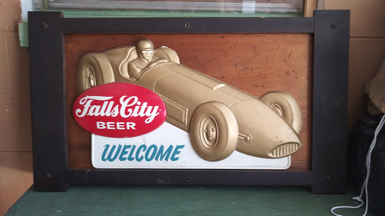 0th Image of a N/A FALLS CITY WELCOME SIGN INDY 500