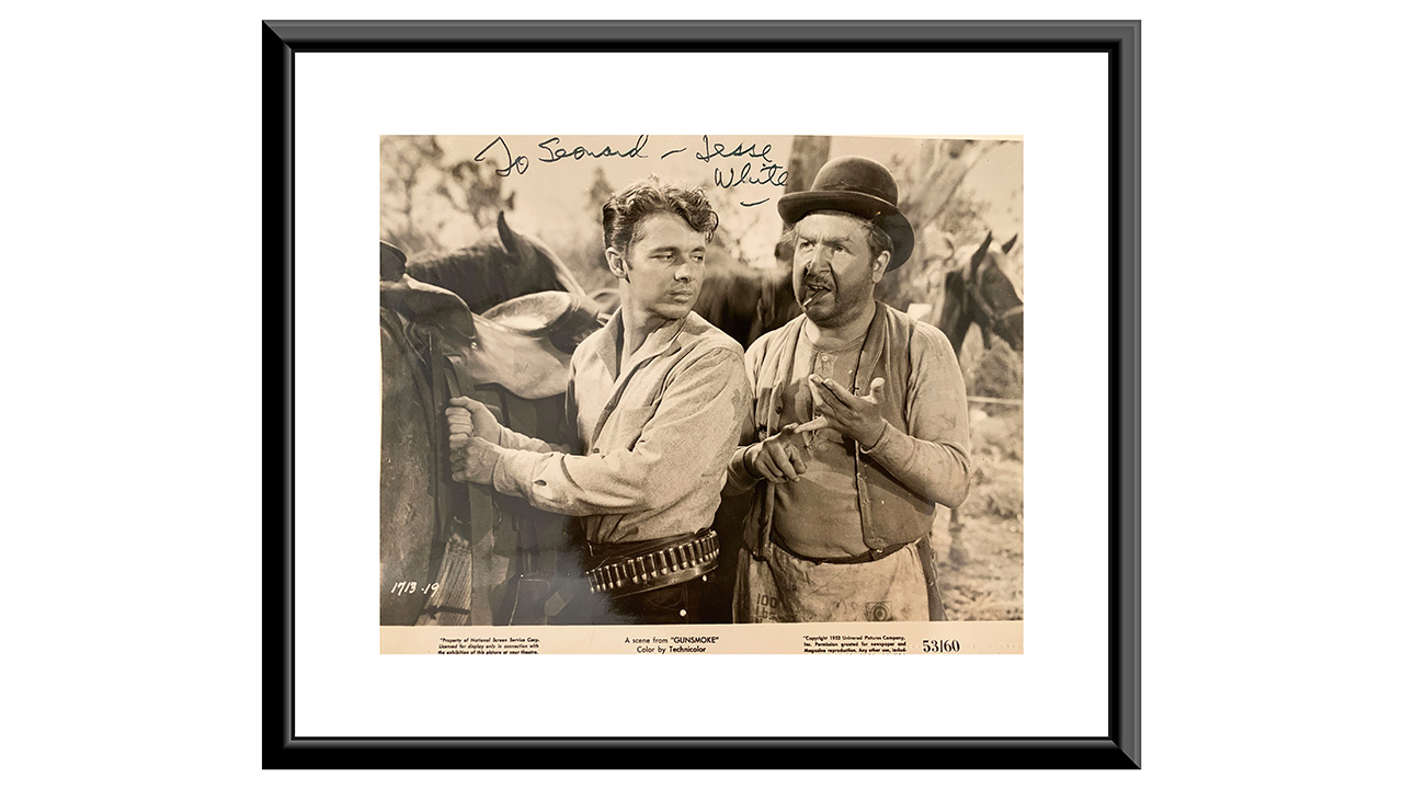 0th Image of a N/A GUNSMOKE JESSE WHITE SIGNED PHOTO