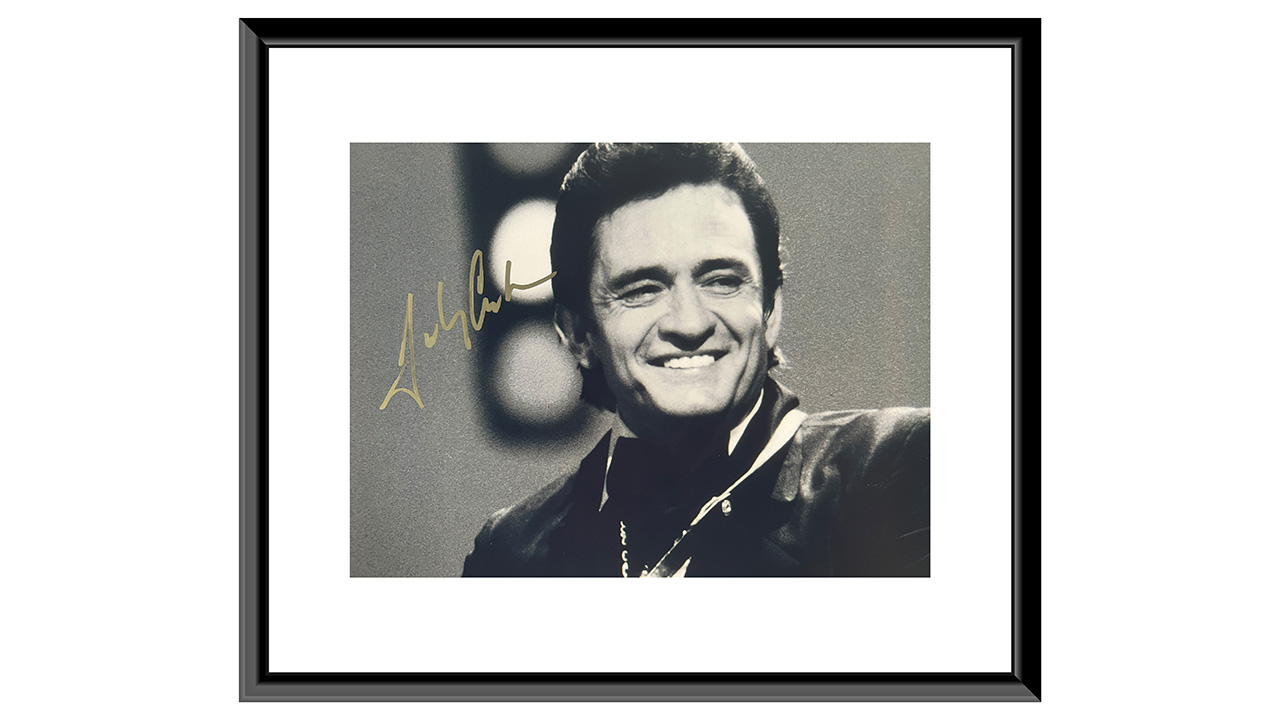 0th Image of a N/A JOHNNY CASH SIGNED PHOTO