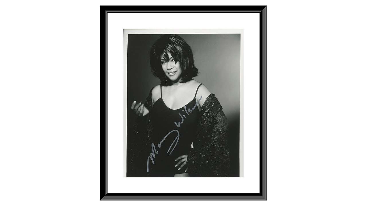 0th Image of a N/A THE SUPREMES MARY WILSON SIGNED