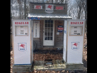 Image 1 of 4 of a N/A MOBIL REPLICA GAS PUMP