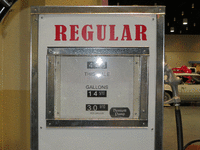 Image 4 of 4 of a N/A MOBIL REPLICA GAS PUMP