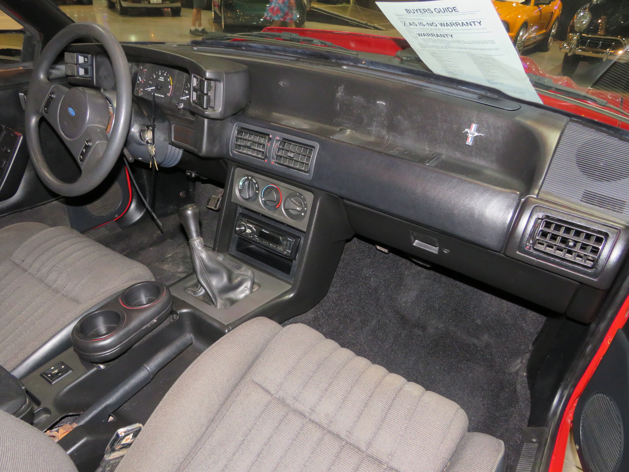 7th Image of a 1989 FORD MUSTANG LX