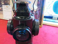 Image 2 of 3 of a N/A THE ADLAKE NON-SWEATING RAILROAD  LAMP# 2 ORIGINAL/ ON STAND