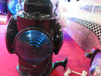 Image 1 of 1 of a N/A THE ADLAKE NON-SWEATING RAILROAD LAMP# 1 ELECTRIFIED/WORKS