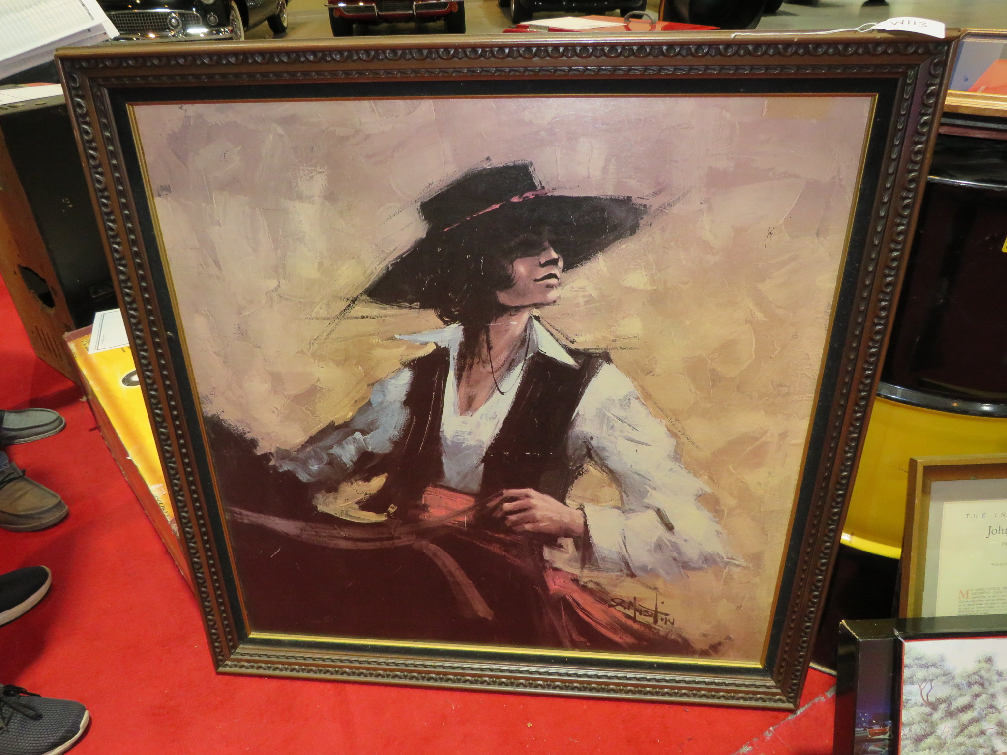 0th Image of a N/A PAINTING OF A LADY IN A HAT