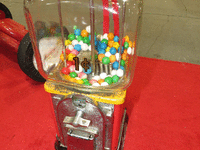 Image 2 of 2 of a N/A ANTIQUE GUMBALL MACHINE