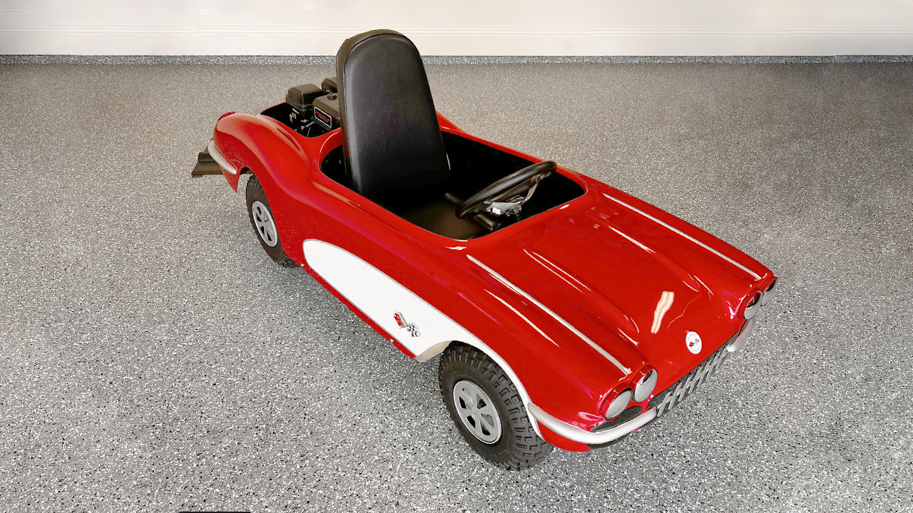 3rd Image of a 1962 YARDMAN MINIATURE CORVETTE