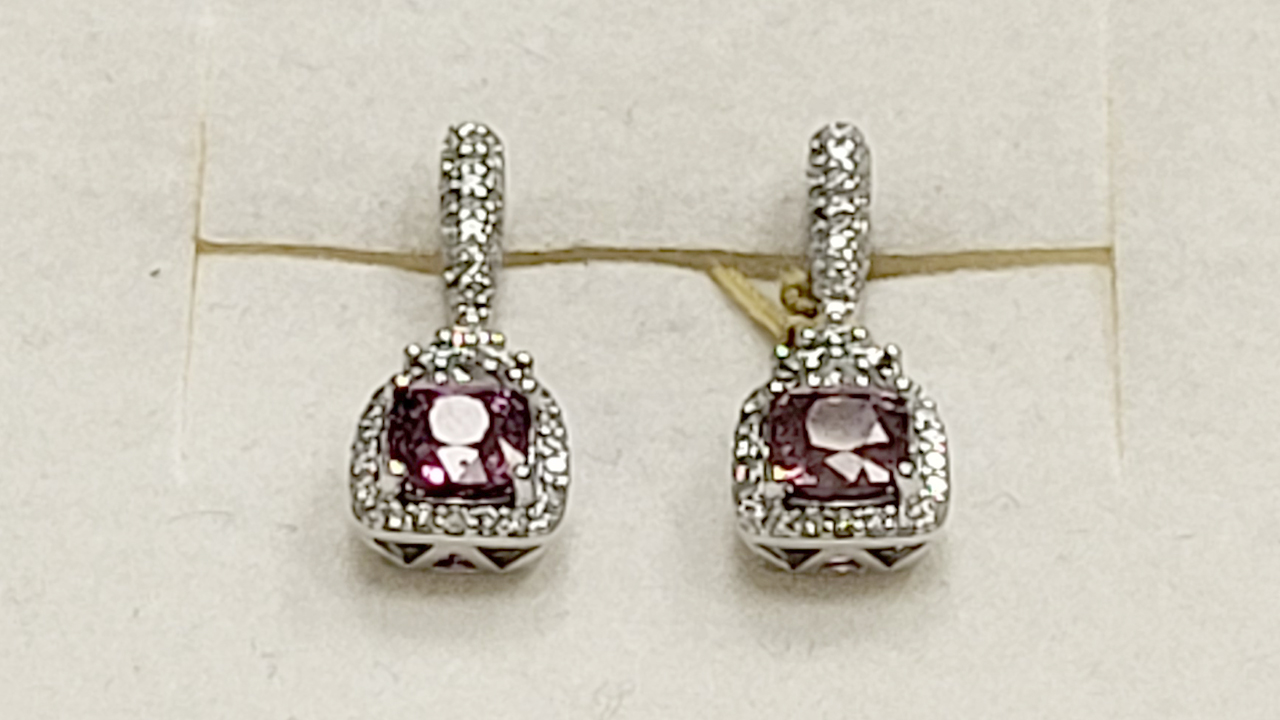 1st Image of a N/A PLATINUM NATURAL SPINEL & DIAMOND