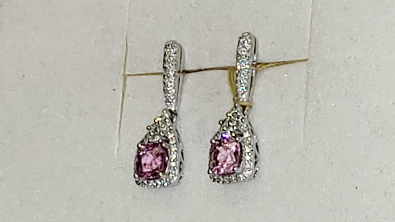 2nd Image of a N/A PLATINUM NATURAL SPINEL & DIAMOND