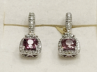 Image 2 of 5 of a N/A PLATINUM NATURAL SPINEL & DIAMOND