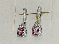 Image 3 of 5 of a N/A PLATINUM NATURAL SPINEL & DIAMOND