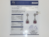 Image 5 of 5 of a N/A PLATINUM NATURAL SPINEL & DIAMOND