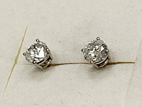 Image 4 of 5 of a N/A 14K WHITE GOLD DIAMOND STUD